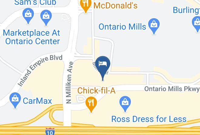 San Bernardino - Ayres Hotel Ontario Mills Mall Maps