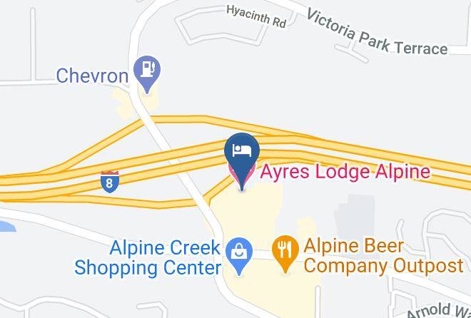 San Diego - Ayres Lodge Alpine Maps