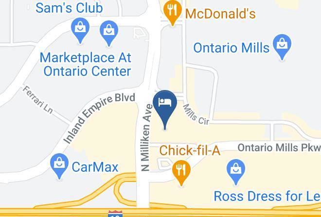 San Bernardino - Ayres Suites Ontario Mills Mall Maps