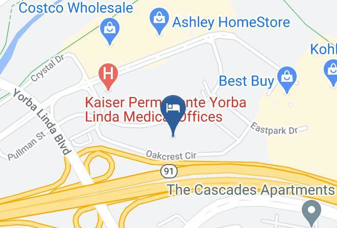 Orange - Ayres Suites Yorba Linda Maps