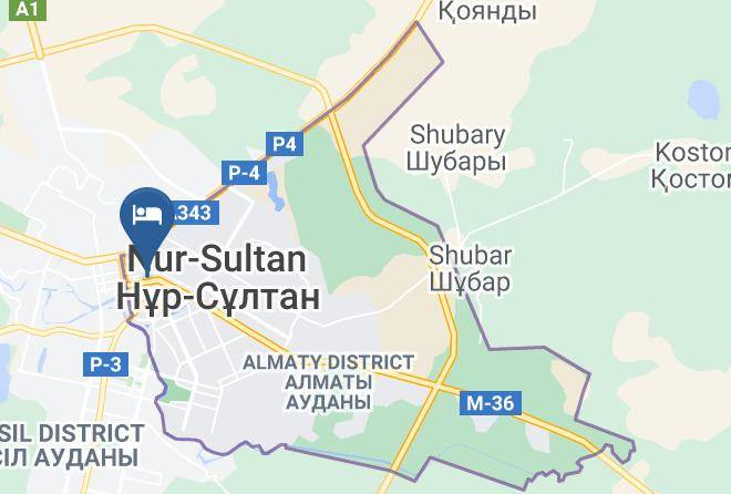 Nur Sultan - Ay Sa Hotel Maps