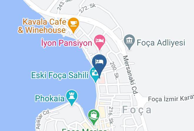Foca - Ayshe Pansiyon Maps