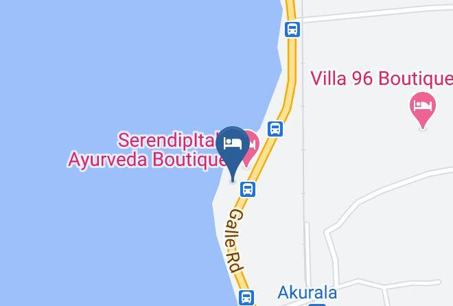 Ayubo Lanka Beach Resort Map