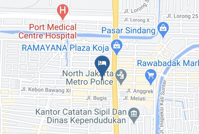 North Jakarta - Ayuda Hotel Maps