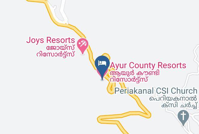 Udumbanchola - Ayur County Resorts Maps