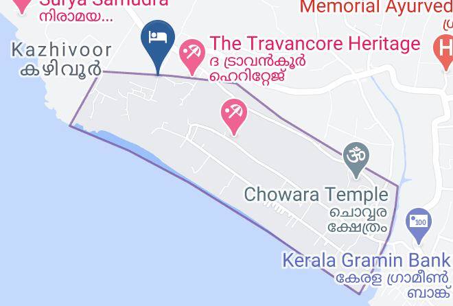 Neyyattinkara - Ayur Rathna Ayurvedic Resort Maps