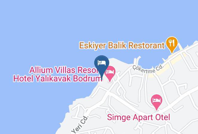 Bodrum - Ayva Restaurant Maps