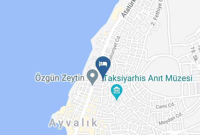 Ayvalik - Ayvalik 1881 Pansiyon Maps