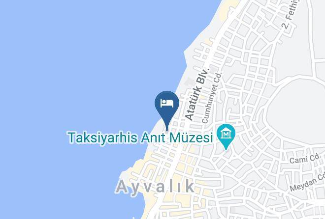 Ayvalik - Ayvalik Deniz Yildizi Elit Pansiyon Maps