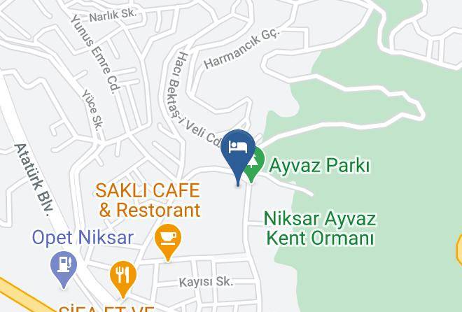 Niksar - Ayvaz Park Hotel Maps