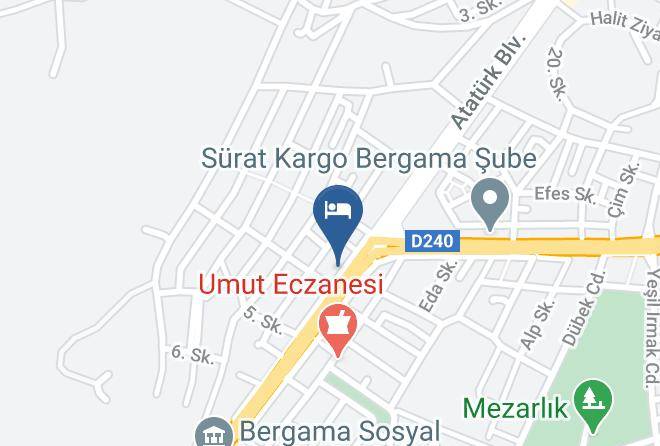 Bergama - Ayvazali Hotel Maps