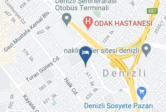 Pamukkale - Ayyildiz Pansiyon Maps