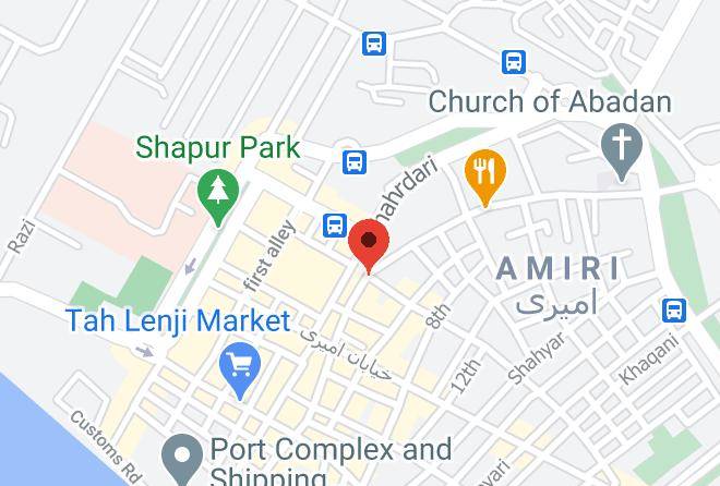 Ahvaz - Azadi Hotel Abadan Maps