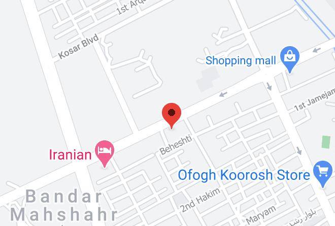 Ahvaz - Azadi Hotel Maps