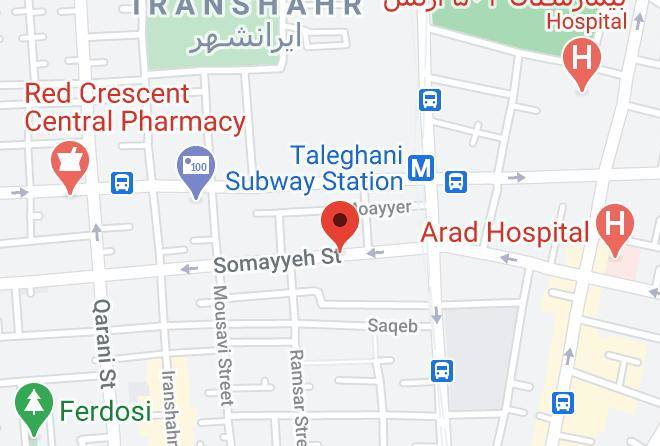 Azadi Hotel Map