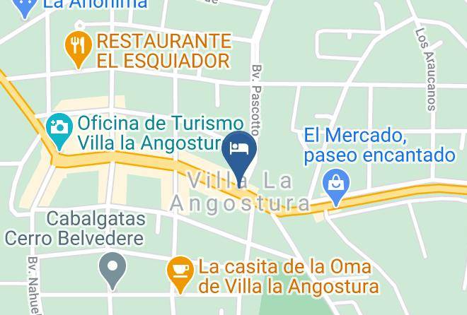 Villa La Angostura - Azahares Cabana Maps