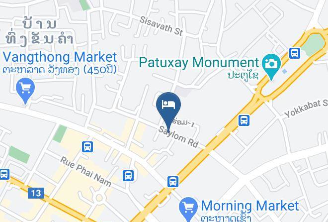 Vientiane - Azalea Park View Hotel Maps