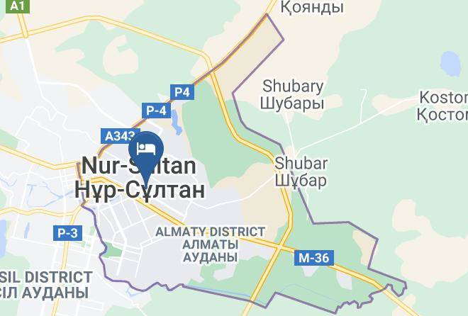 Nur Sultan - Azamat Hotel Maps