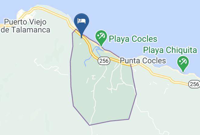 Talamanca - Azania Bungalows Maps