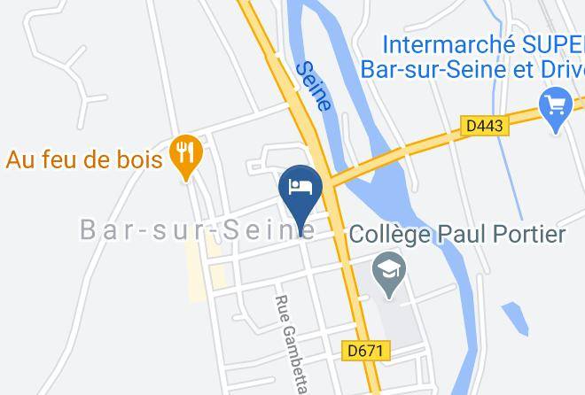 Aube - Azeca Hebergements Touristiques Et Professionnels Maps