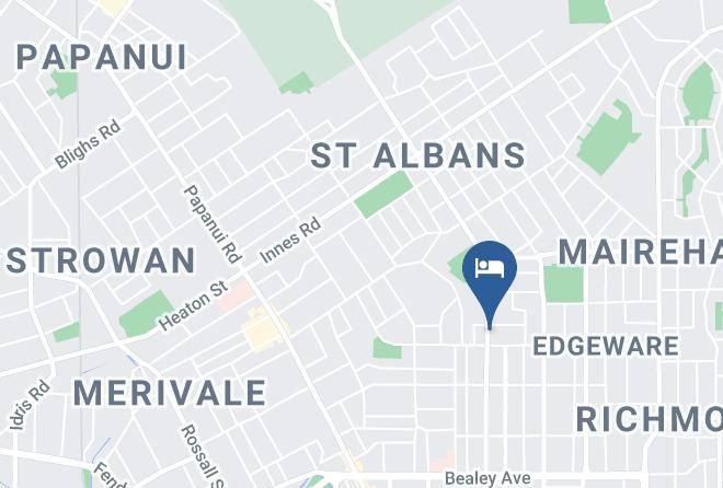 Christchurch - Azena Motel Maps