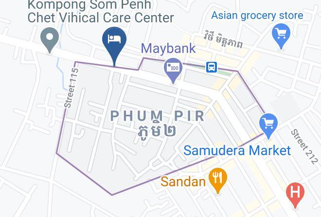 Preah Sihaknuk Town - Az Hwhotel Maps