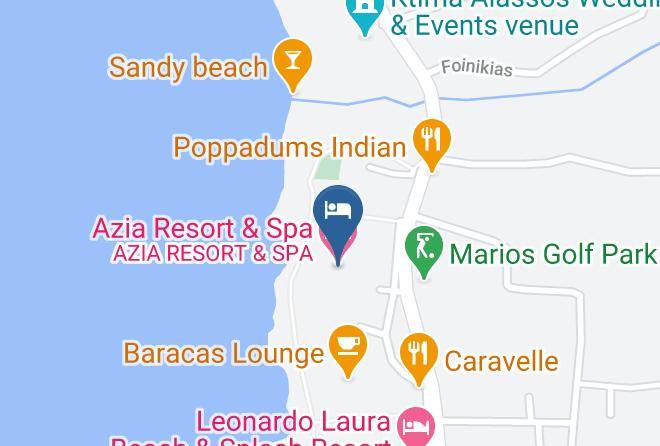 Cyprus - Azia Resort & Spa Maps