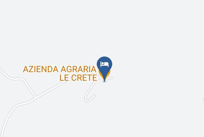 Azienda Agraria Le Crete Map