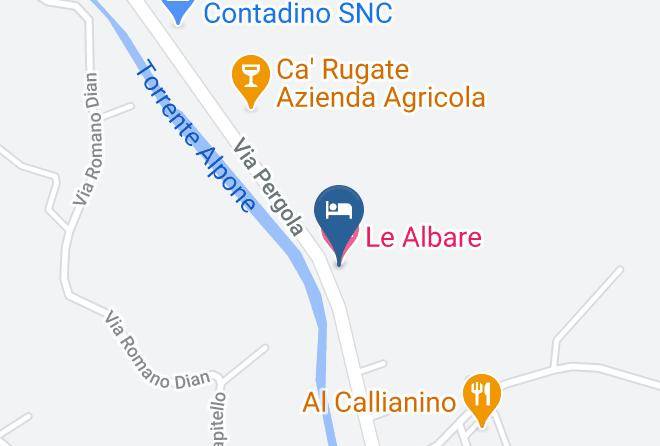 Verona - Azienda Agricola E B&b Le Albare Maps