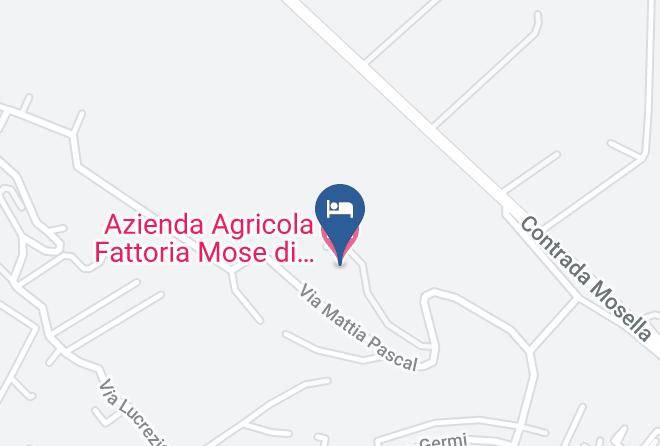 Agrigento - Azienda Agricola Fattoria Mose Di Agnello Chiara E C Maps