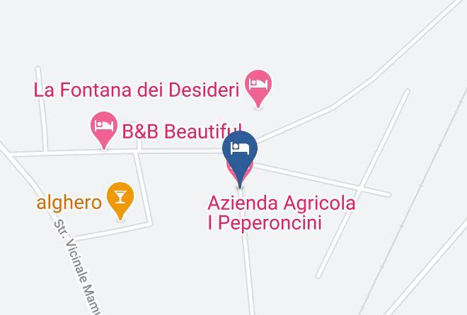 Sassari - Azienda Agricola I Peperoncini Maps
