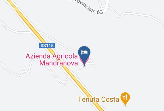 Agrigento - Azienda Agricola Mandranova Maps