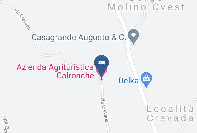 Treviso - Azienda Agrituristica Calronche Maps