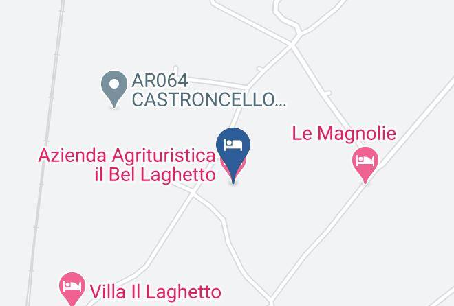 Arezzo - Azienda Agrituristica Il Bel Laghetto Maps