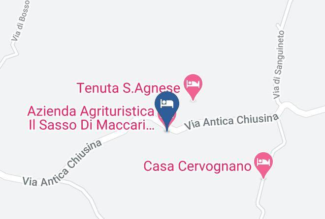 Siena - Azienda Agrituristica Il Sasso Di Maccari Avisiano Maps