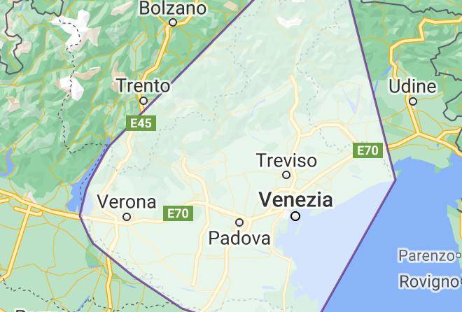 Treviso - Azienda Agrituristica La Ca Del Delta Corte Negropoli Maps