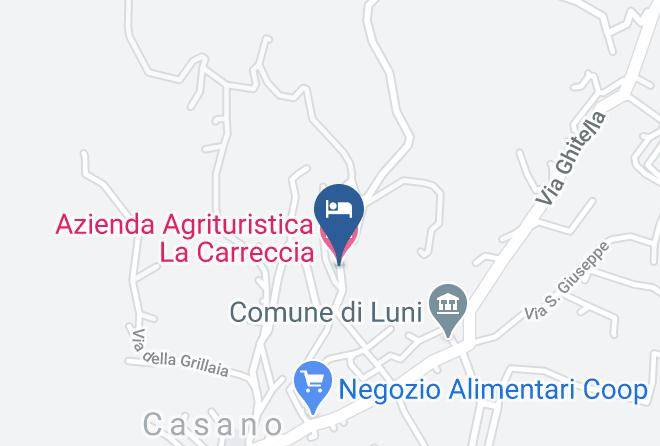 La Spezia - Azienda Agrituristica La Carreccia Maps