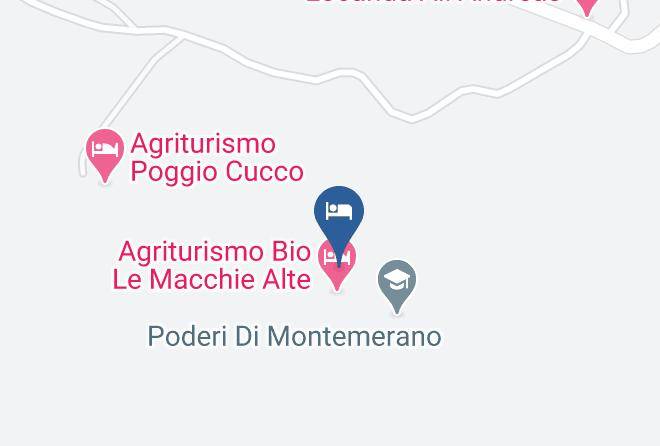 Grosseto - Azienda Agrituristica Le Macchie Alte Maps