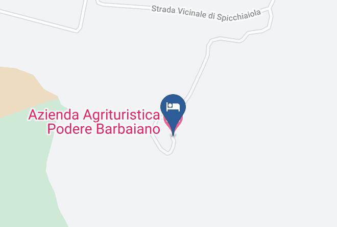 Pisa - Azienda Agrituristica Podere Barbaiano Maps