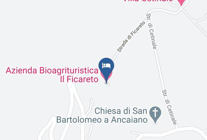 Siena - Azienda Bioagrituristica Il Ficareto Maps