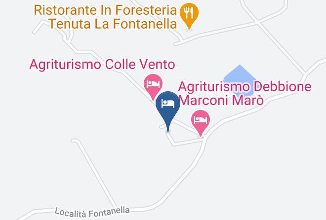 Azienda Vinicola Ed Agrituristica Marconi Maro Map
