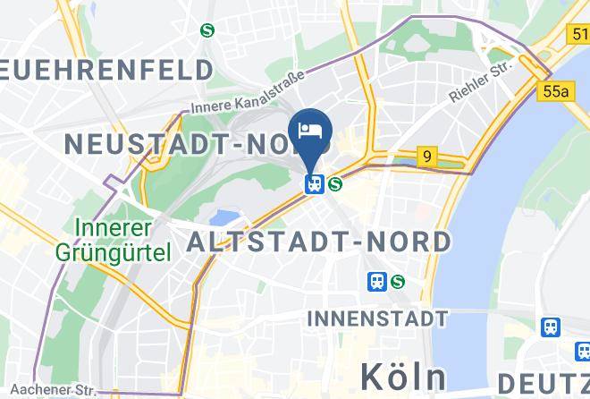 Cologne - Azimut Hotel Cologne Maps