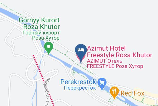 Sochi - Azimut Hotel Freestyle Rosa Khutor Maps