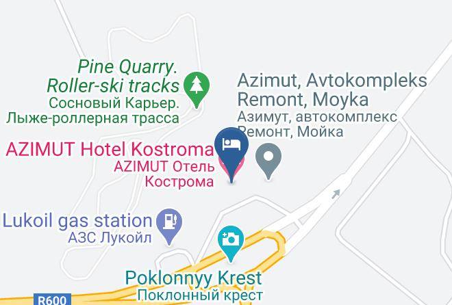 Kostroma - Azimut Hotel Kostroma Maps