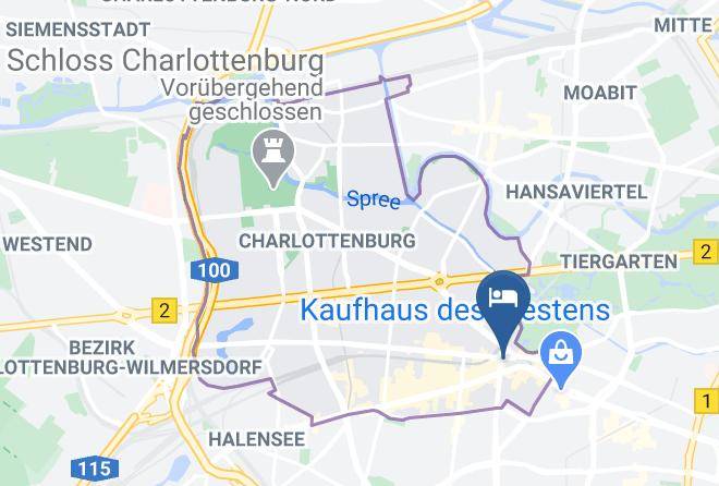 Stadt Berlin - Azimut Hotel Kurfuerstendamm Berlin Maps