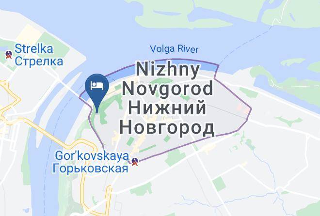 Nizhniy Novgorod - Azimut Hotel Nizhny Novgorod Maps