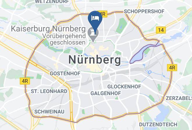 Nuremberg - Azimut Hotel Nuremberg Maps