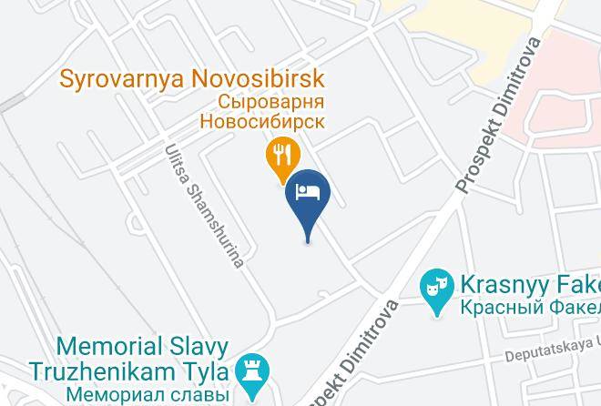 Novosibirsk - Azimut Hotel Siberia Maps