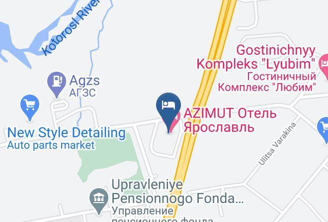 Yaroslavl - Azimut Hotel Yaroslavl Maps