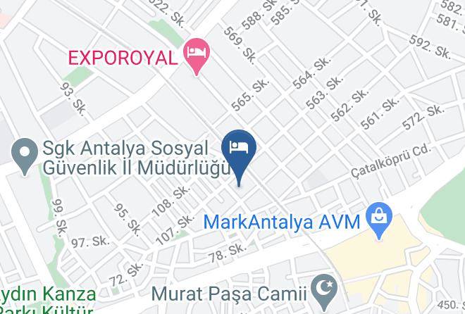Muratpasa - Aziz Konaklama Appertament Maps